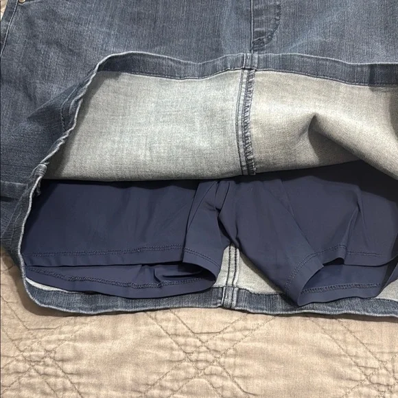 Denim Blue Women's Skirt - Picture 3 of 5